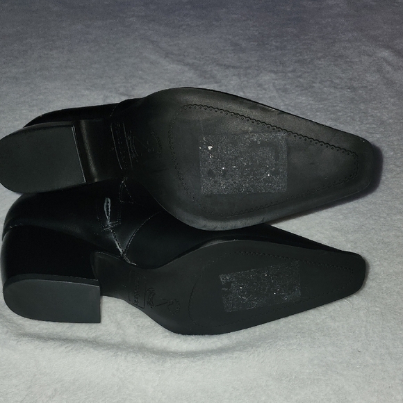 Franco Sarto Sleek Black Ankle Booties - Picture 6 of 6